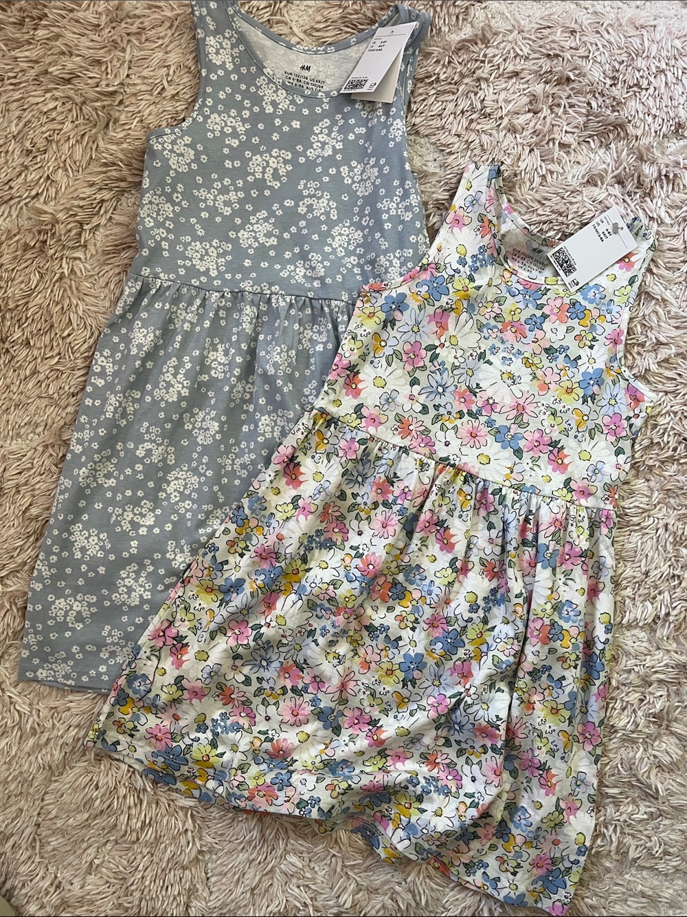 H&M Girls' Floral Tank Dress - Multicolor